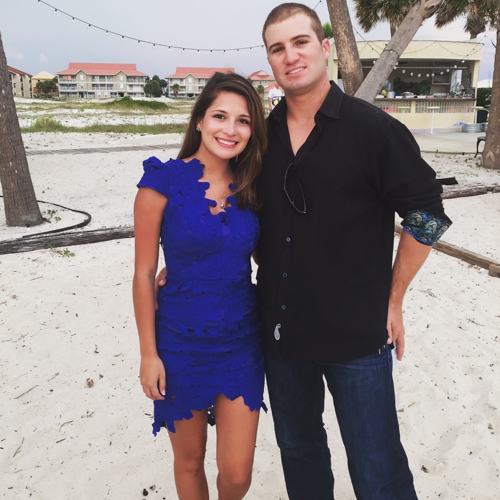 Cobalt Blue lace dress